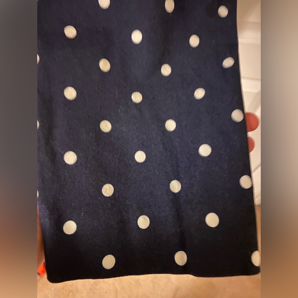 Dark blue & white polka dot Sloan ankle fit Banana Republic pants (size 4). - Picture 11 of 11